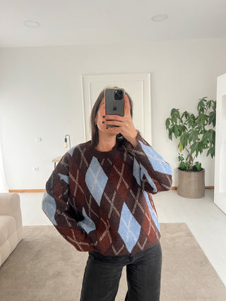 DIAMOND PATTERN SHIRT