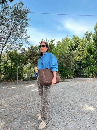 CALÇAS LEOPARDO