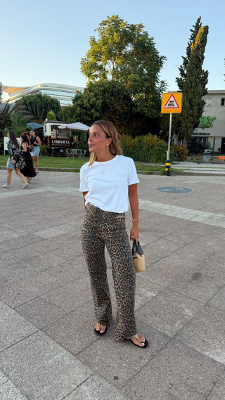 CALÇAS LEOPARDO