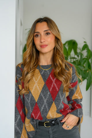 DIAMOND PATTERN SHIRT