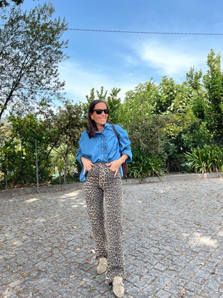 CALÇAS LEOPARDO