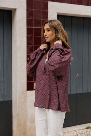 BLUSA CELESTE