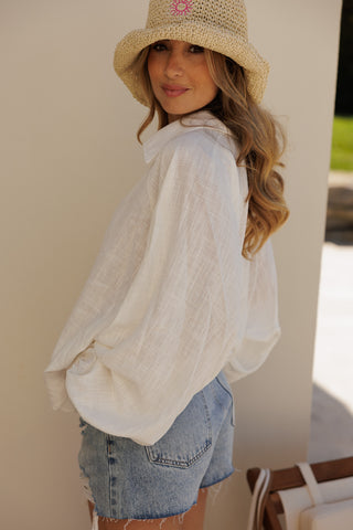 BLOUSE WITH BALLOON SLEEVES