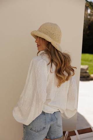 BLOUSE WITH BALLOON SLEEVES