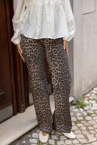 CALÇAS LEOPARDO