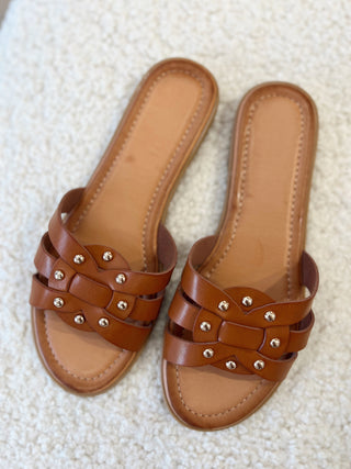 STUDED SANDALS