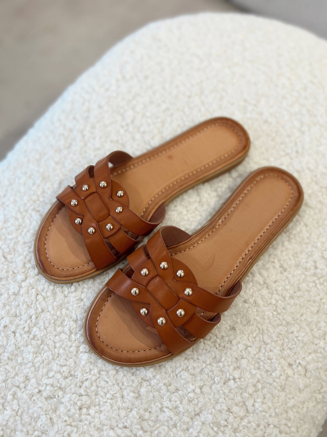 STUDED SANDALS